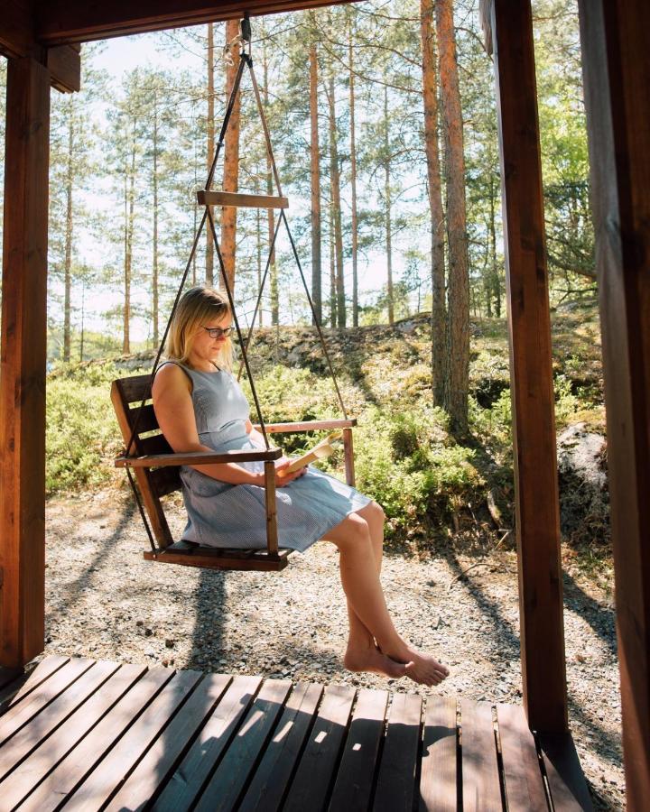 Vila Okkolan Lomamoekit Puumala Exteriér fotografie