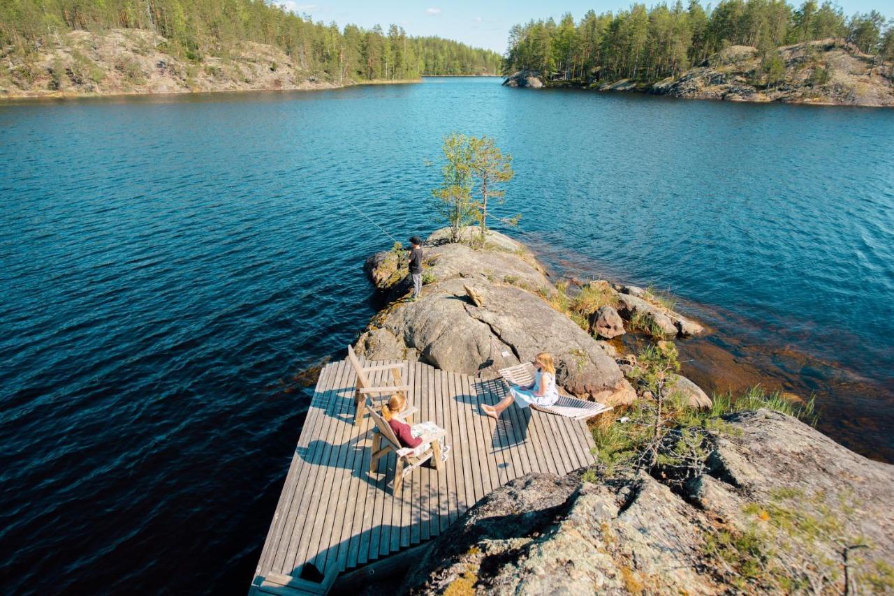 Vila Okkolan Lomamoekit Puumala Exteriér fotografie