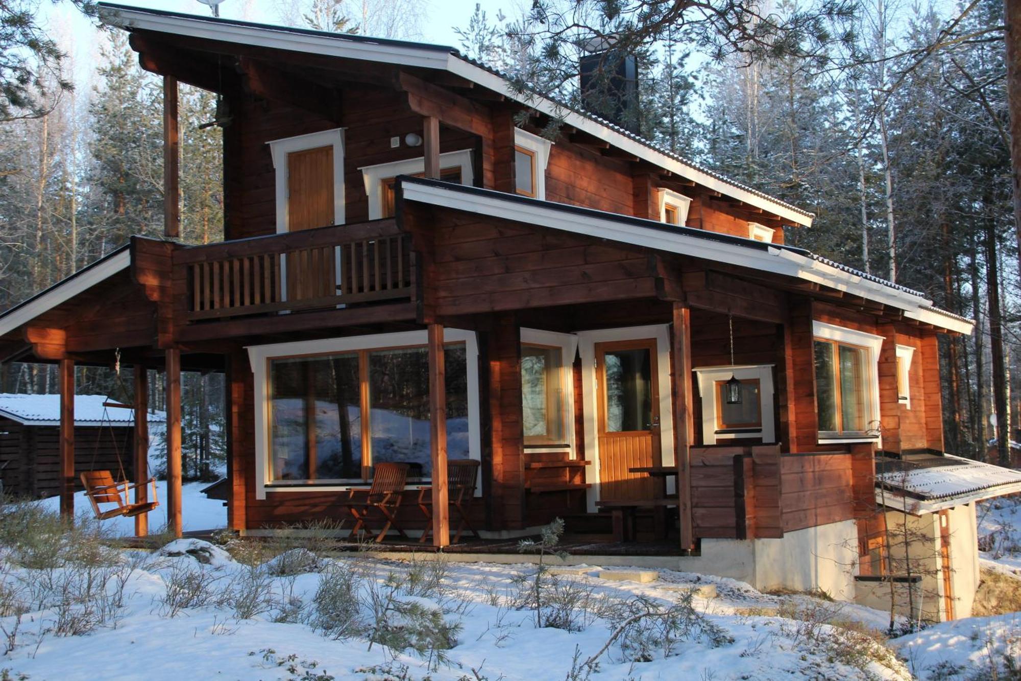 Vila Okkolan Lomamoekit Puumala Exteriér fotografie