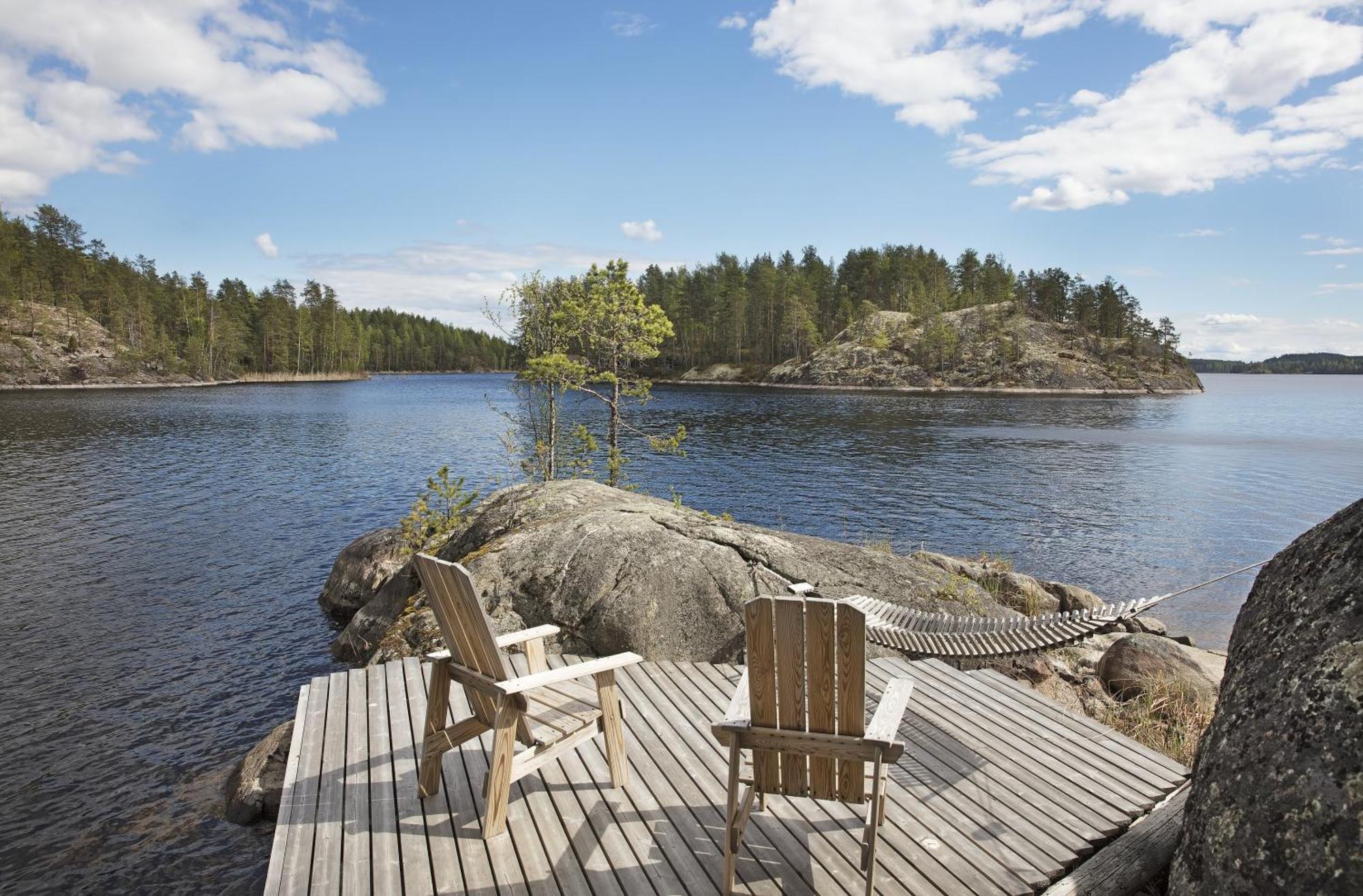 Vila Okkolan Lomamoekit Puumala Exteriér fotografie
