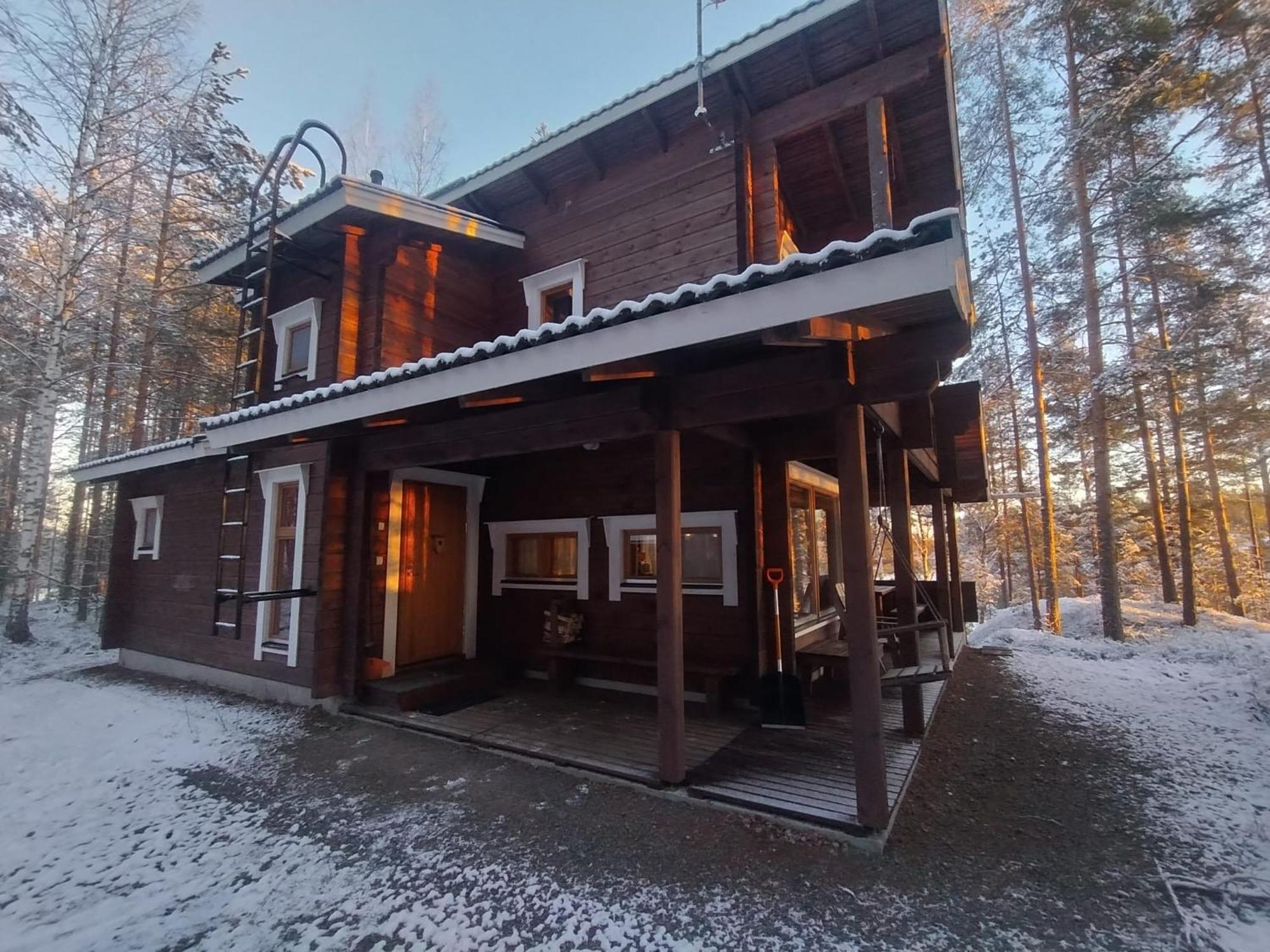 Vila Okkolan Lomamoekit Puumala Exteriér fotografie